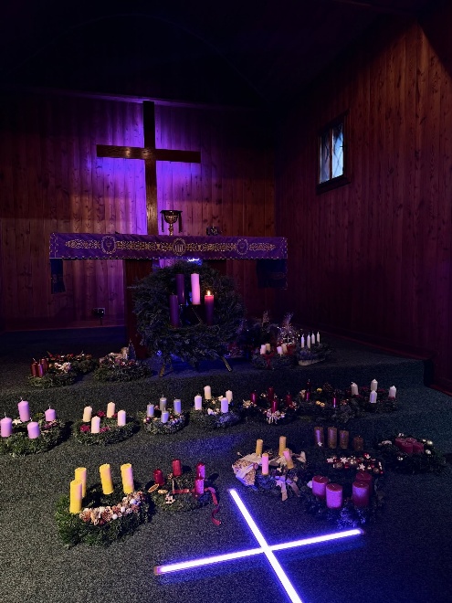 Může jít o obrázek svícen